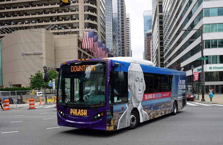 SEPTA New Flyer Midi MD30 1416 Phlash